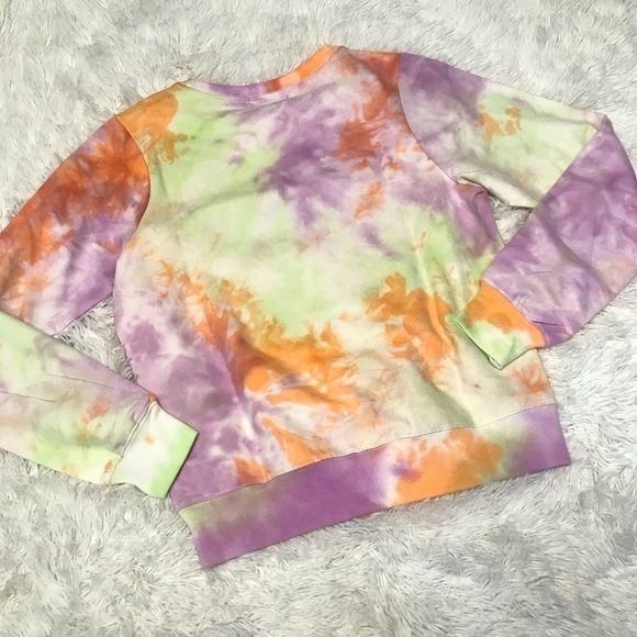 NWT Wildfox Sherbet Tie Dye Woman’s crewneck Sweatshirt size XS - Picture 9 of 12